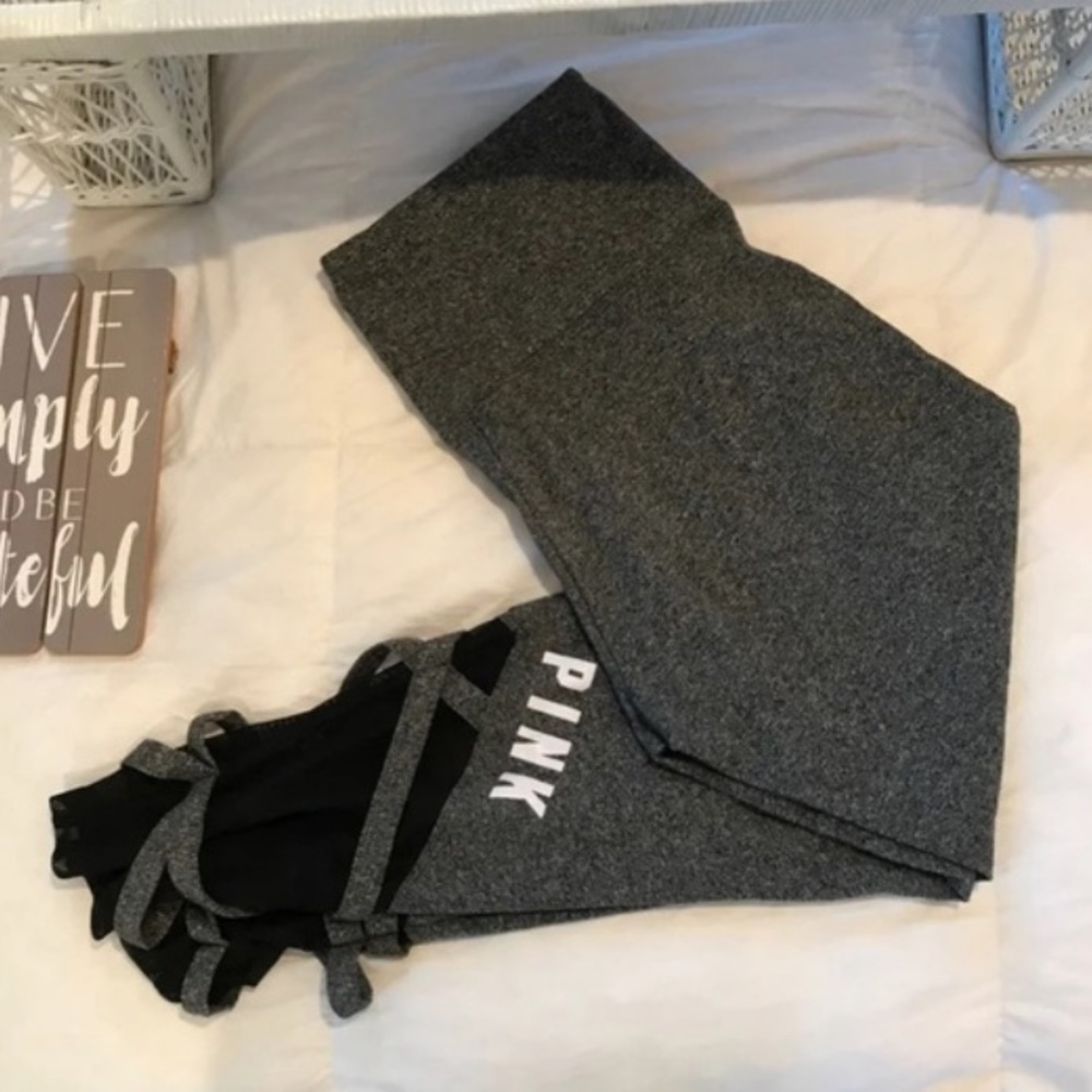 Pink Victoria’s Secret Yoga Leggings